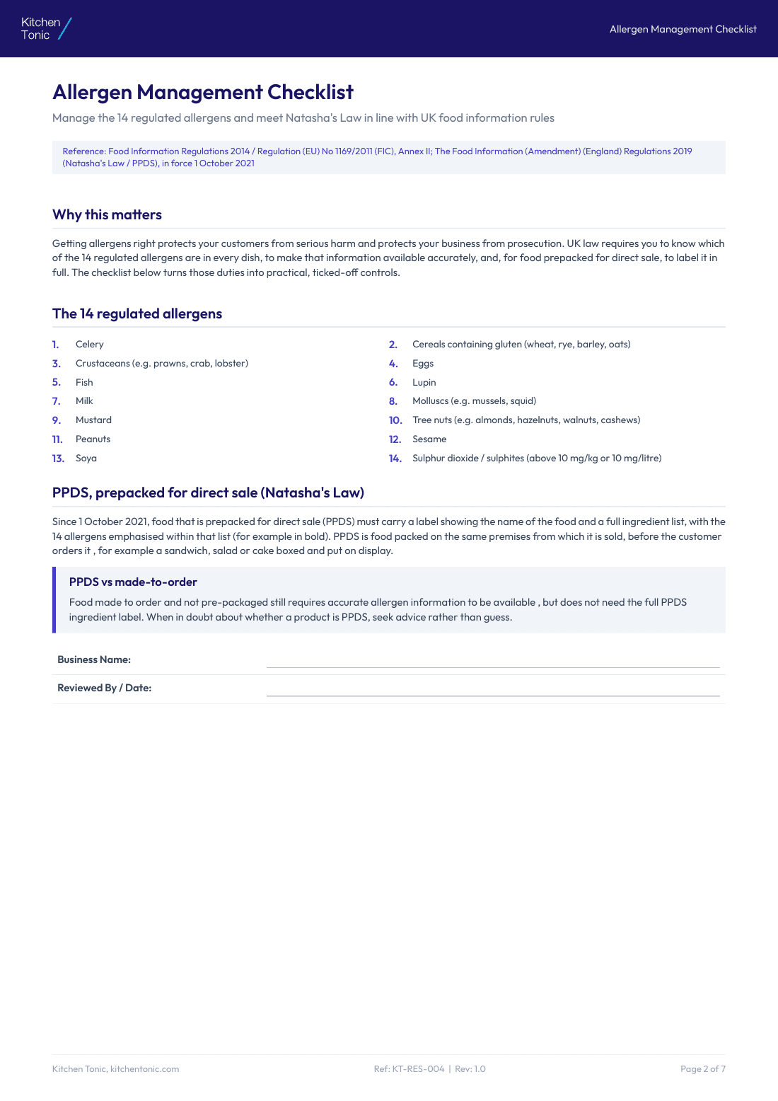 A look inside the 7-page PDF